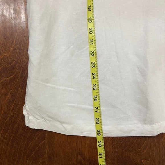 Cubavera Tropical Linen Rayon Blend Cream Button Front Men's Shirt Sz XL - Picture 9 of 9